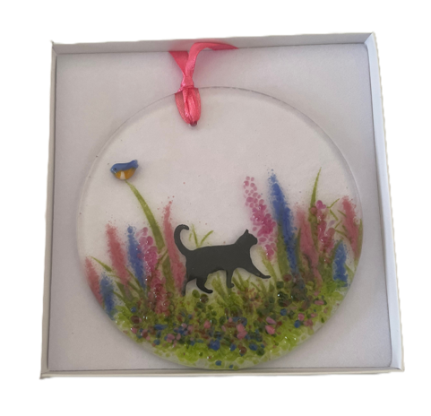 Black Cat Suncatcher