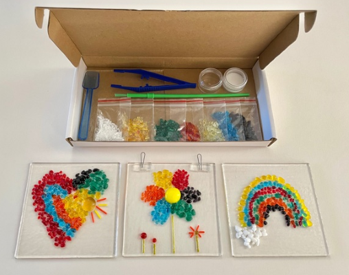 How to make your fused glass flower suncatcher