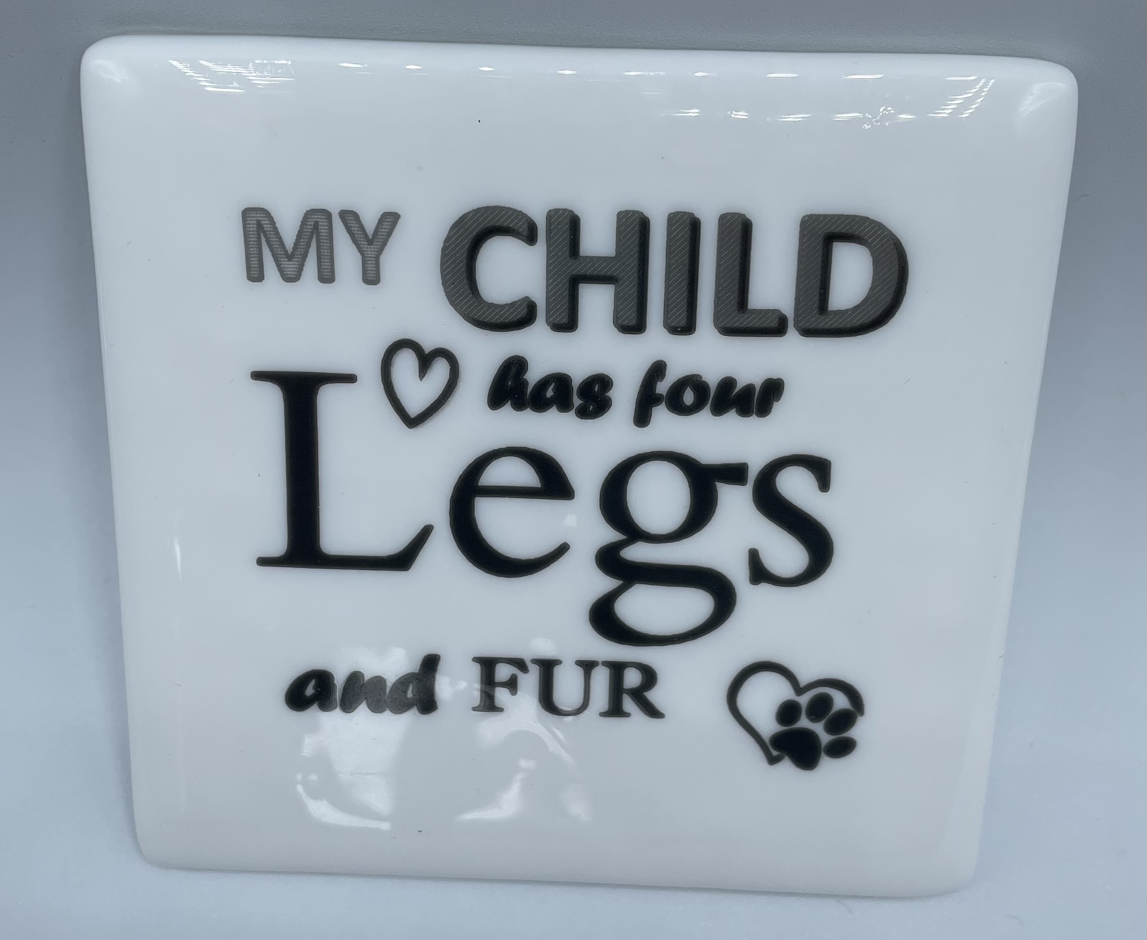 My Child Paw Coaster
