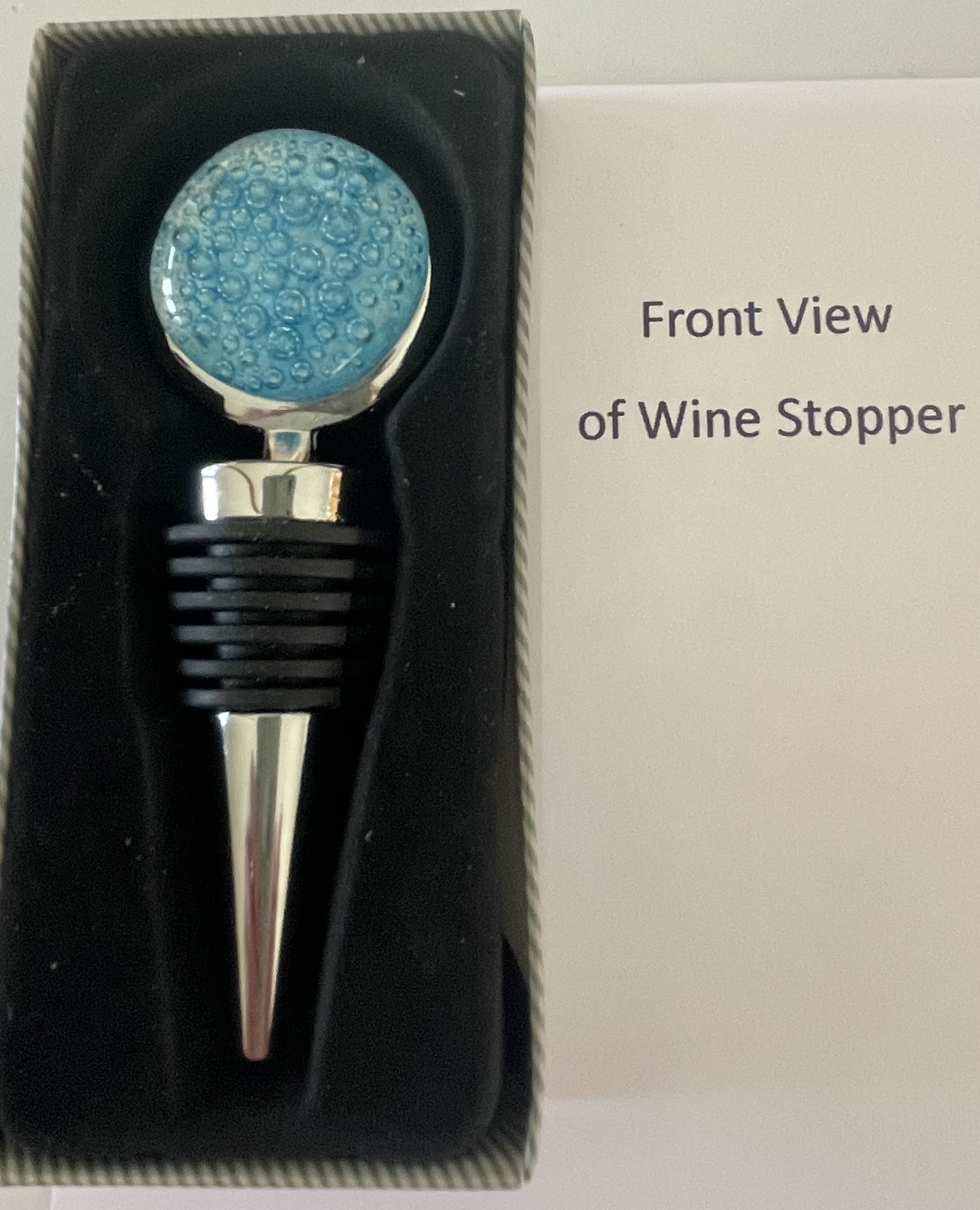 Fused Glass Wine Stopper