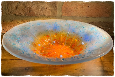 Orange and Blue Bowl