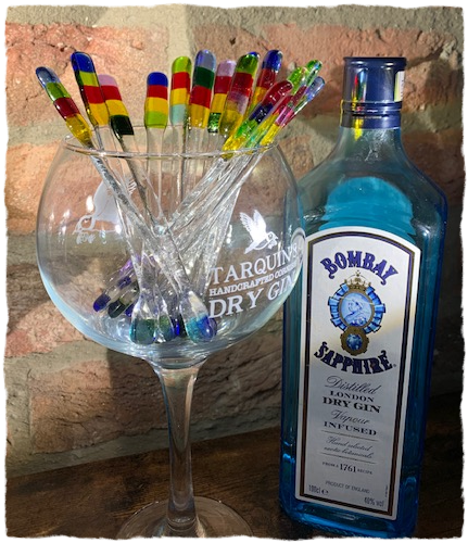 Swizzle Sticks Drink Stirrers - Rainbow